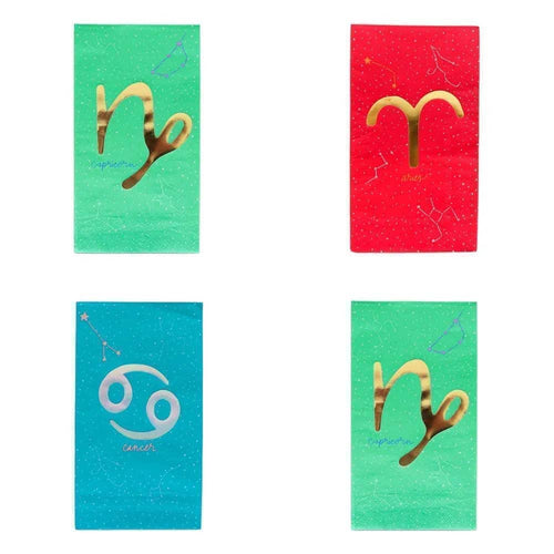 Zodiac Guest Napkin Aries (Pack 16)