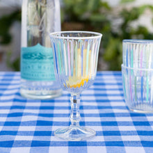 Load image into Gallery viewer, Fabric Gingham Tablecloth Blue &amp; White
