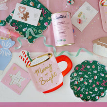 Load image into Gallery viewer, Baking Spirits Bright Dark Green Scalloped Small Plates