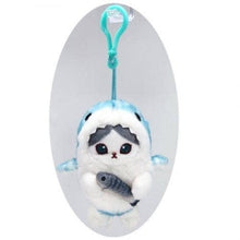 Load image into Gallery viewer, Mofusand Shark Costume Bag Charms Key Chain
