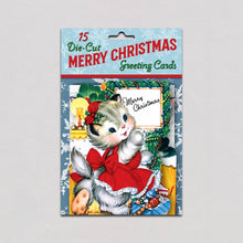 Load image into Gallery viewer, Merry Christmas - Vintage Christmas Greeting Card Pack of 15