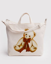 Load image into Gallery viewer, Baggu Horizontal Zip Duck Bag Teddy Bear