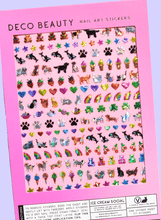 Load image into Gallery viewer, Nail Art Stickers - ICE CREAM SOCIAL