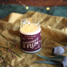 Load image into Gallery viewer, Ivy &amp; Wood Blackcurrant &amp; Plum Limited Edition Christmas Candle