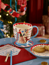 Load image into Gallery viewer, Eleanor Bowmer Dear Santa Mug &amp; Snack Plate