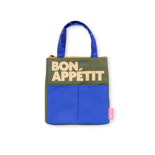 Load image into Gallery viewer, Blue Bon Appétit Lunch Bag