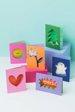Load image into Gallery viewer, Christmas Tree Card - Die Cut Cards - Cute - Festive - Xmas