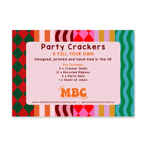 Fill Your Own Christmas Crackers Mustard & Lilac