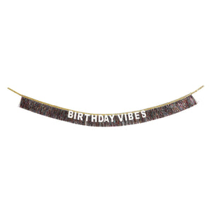 Birthday Vibes Forever Glitter Sash
