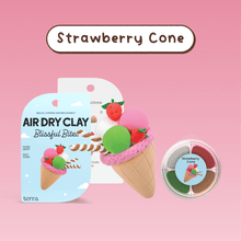 Load image into Gallery viewer, Air Dry Clay Strawberry Cone