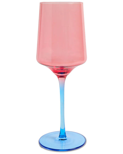 KIP & Co. Blue Robin Vino Glass 2P