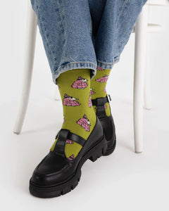 Baggu -Crew Sock Snoopy