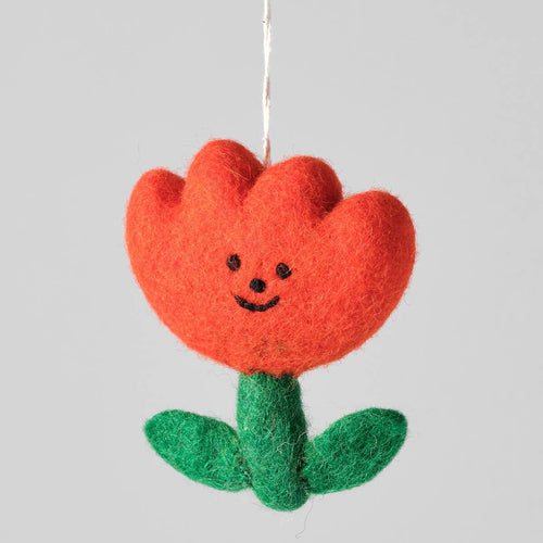 Flower Hanging Felt Ornament