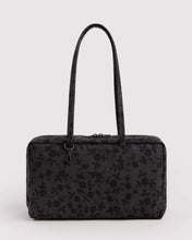 Load image into Gallery viewer, Baggu Medium Nylon Bowler Bag Charcoal Ditsy Floral