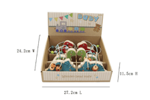 Load image into Gallery viewer, Toyslink Wooden Wheelie Dino with Bead Maze