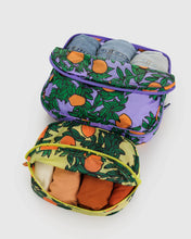 Load image into Gallery viewer, Baggu - Packing Cube Set Orange Trees