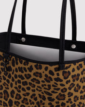 Load image into Gallery viewer, Baggu Medium Nylon Reversible Tote Leopard Mix