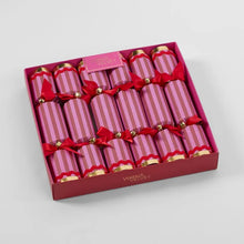 Load image into Gallery viewer, Scarlet Stripe Fuschia Crackers