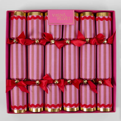Scarlet Stripe Fuschia Crackers
