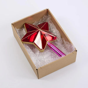 Star Tree Topper Red & Pink