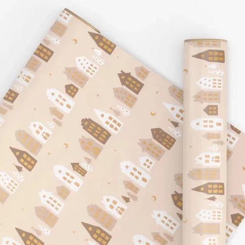 Wrapping Paper Twilight Latte/Mocha 10 metres
