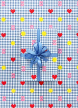 Load image into Gallery viewer, Wrapping Paper Clementine French Blue (10 metre)