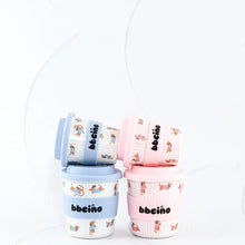 Load image into Gallery viewer, BBcino Reusable Dash In Blue Cino Cup (120ml)