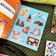 Load image into Gallery viewer, Hiss-terically Funny Cat Sticker Book