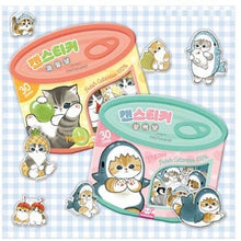 Load image into Gallery viewer, Mofusand Can Jelly 30 Stickers Set  – Shark Cat Blue