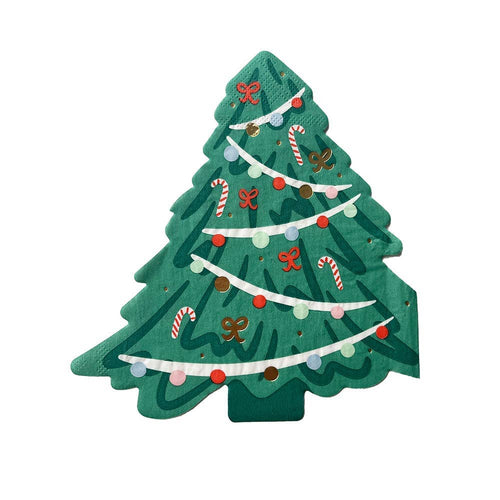 Baking Spirits Bright Christmas Tree Large Napkins