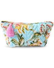 Load image into Gallery viewer, KIP &amp; Co. Somerset Blue Velvet Toiletry Bag