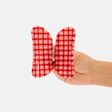 Load image into Gallery viewer, CHUNKS Suki Claw in Red Plaid