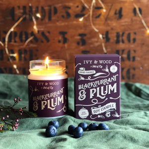 Ivy & Wood Blackcurrant & Plum Limited Edition Christmas Candle