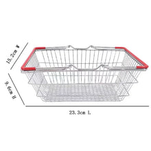Load image into Gallery viewer, Shopping Basket with Red Handle