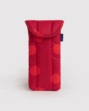 Load image into Gallery viewer, Baggu - Puffy Glasses Sleeve Red Polka Dot