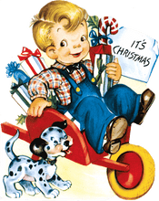 Load image into Gallery viewer, Merry Christmas - Vintage Christmas Greeting Card Pack of 15