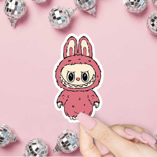 Labubu Sticker : Pink