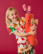 Load image into Gallery viewer, Kip &amp; Co Golden Bow Velvet Stocking