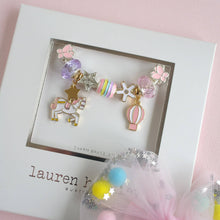 Load image into Gallery viewer, Unicorn Carousel Charm Bracelet: Boxed