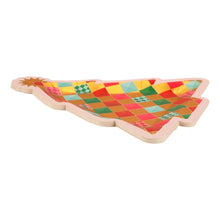 Load image into Gallery viewer, Holiday Cheer Tree Dessert Plate