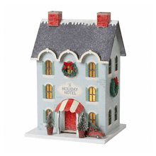 Load image into Gallery viewer, Christmas Village Holiday Hotel