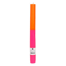 Load image into Gallery viewer, Orange &amp; Pink Dinner Candles