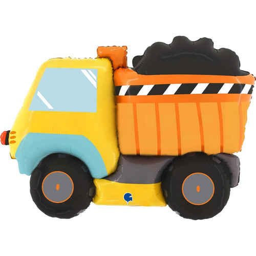 Dump Truck Foil Balloon