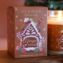 Load image into Gallery viewer, Ivy &amp; Wood Limited Edition Gingerbread Soy Christmas Candle
