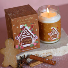 Load image into Gallery viewer, Ivy &amp; Wood Limited Edition Gingerbread Soy Christmas Candle