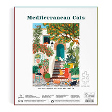 Load image into Gallery viewer, Mediterranean Cats 1000 Piece Puzzle