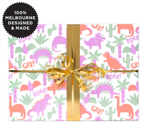 Wrapping Paper Dino-Mite Candy 5 metres