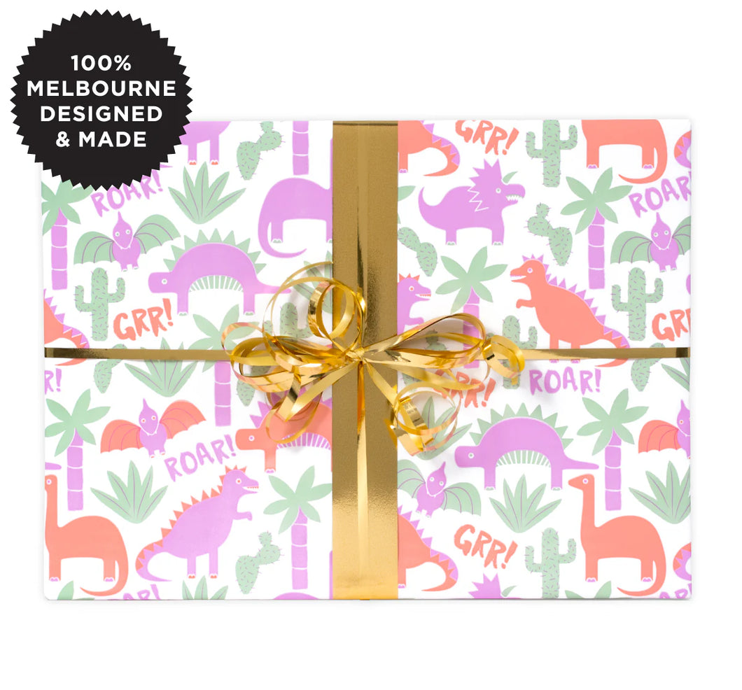 Wrapping Paper Dino-Mite Candy 5 metres