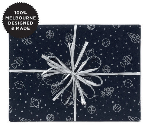 Wrapping Paper Space Race 5 metres