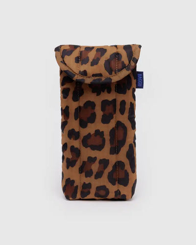 Baggu - Puffy Glasses Sleeve Leopard